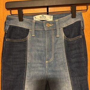 Hollister two toned flare jeans